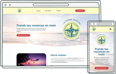 Portfolio Grid Projets web | La Grande Aventure ASBL